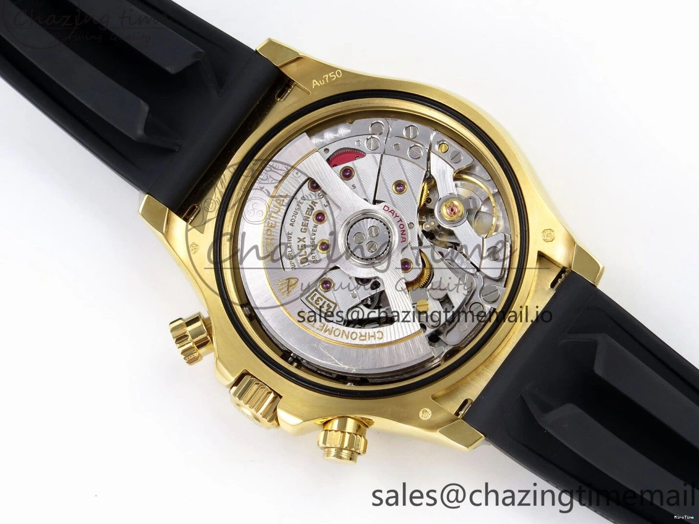 MiroTime 0517 Daytona 126518 QF 1:1 Best Edition YG Black Dial on Oysterflex Strap SH4131 V6（Gain Weight） EasyMatch 1199